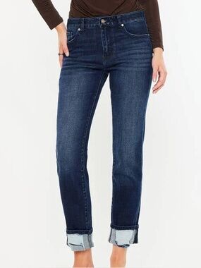 15/31 KANCAN MID RISE SKINNY STRAIGHT- KC70003D